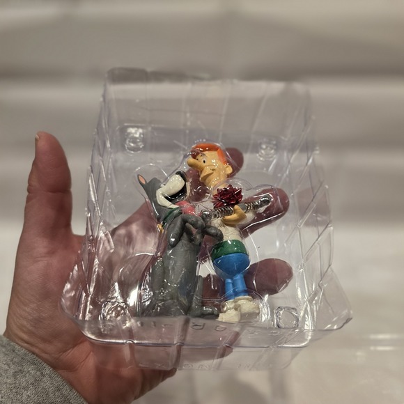 2-Hallmark The Jetsons Flickering Light Magic & Astro George Christmas Ornaments - Picture 9 of 10